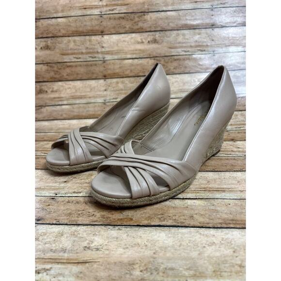 Cole Haan Camila Leather Wedge 7.5 - Picture 1 of 10